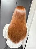 オレンジカラー髪質改善
