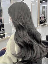 イル(iLe.) ミルクティーベージュブリーチなしダブルカラーレイヤーカット