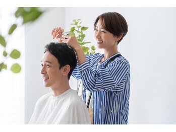 カットとカラーの専門店 kiltoiro 石山店 【キルトイロ】の写真/アットホームな雰囲気♪店頭券売機とセルフドライで通いやすさ◎低価格も魅力☆いつでもサロン帰りをキープ