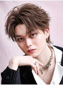 サンウォン風長めフェザーパーマニュアンスパーマ韓国ヘア
