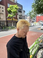 アーカイブトウキョウバーバーショップ 東京駅グランスタ八重洲店(Archive Tokyo) 東京駅/八重洲/理容室/メンズサロン/金髪ショート