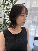 くびれ巻きパーマ×シースルーボブ 10代20代30代