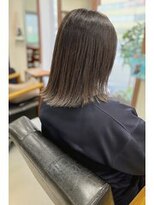 ネモカ 髪質改善でツヤっと。オリーブカラーで気分転換!