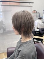 キセイ イオンモール新利府北館店(KISEI) ブリーチ暗めベージュ×ショートウルフが今っぽい♪20代30代