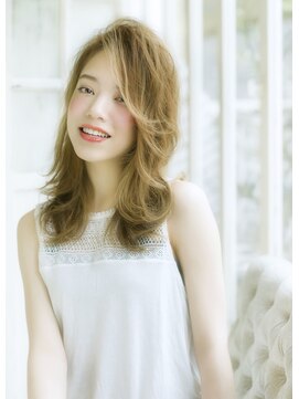 ロンド シャルム 吉祥寺(Lond charme) 【Lond charme】透明感ワンカール外ハネセミディ