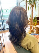 ルッカランス 王子店(Lucca Lance)&nbsp;8月　細めハイライト　HUEカラー