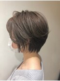 mowen 南堀江　くびれショート×ラベージュ×艶髪