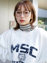 セシルヘアー 梅田店(Cecill hair)&nbsp;イヤリングカラー×外ハネウルフ