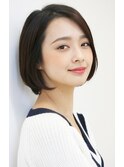 手入れ簡単 小顔 内巻きボブ　ボブ 30代40代　ショートボブ 川口