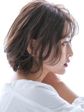 アース 三軒茶屋店(HAIR&MAKE EARTH) くせ毛風ゆるふわボブ