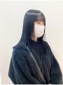 艶髪ストレート&ブルーブラック