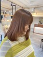 パプスドコワフュール 甲子園口店(Pap's de coiffeur) お顔まわりにレイヤー！ワンカールでも軽く動きのあるスタイル