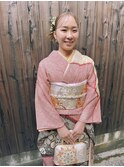 " 和装ヘア " ayumi