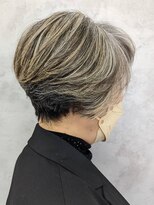 ソシエ 天王寺ミオ店 白髪ぼかしハイライト/大人女性/40代/50代/60代