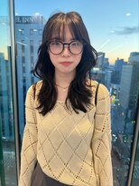 ギグスダブル 栄久屋大通店(gigs double)&nbsp;黒髪レイヤーロング/くびれヘア