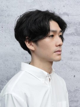 ロバーツヘアー 日野店 メンズナチュラルセンターパート