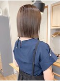 小顔タッセルボブ×美髪[ぱつっとボブ/縮毛矯正/丸型卵型]