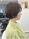 大人上品なショートボブ