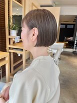 ソラ 広尾店(SORA) 大人コンパクトボブ/オリーブベージュ