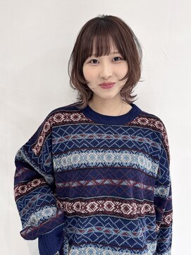 イル(ill) ナチュラルなくびれボブ ダブルカラー 大人可愛い