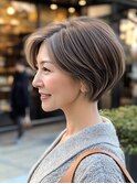白髪ぼかしハイライト