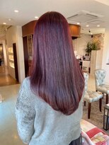 ルーブル(Louvre)&nbsp;～Louvre～レイヤーカット/ボルドーカラー/艶カラー