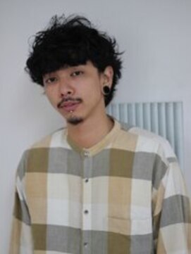 ブークル(boucle) 大人カッコいいカーリーウルフパーマ