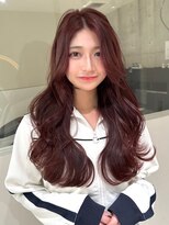 ロンドルピナス 小倉(Lond Lupinus)&nbsp;イメチェン外ハネボブ美髪×ブリーチなしレイヤー韓国[小倉]