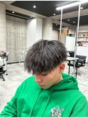 パーマ/メンズ/刈り上げ/眉毛/ツイスト