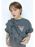 ミニウルフレイヤーカット顔周りカット前髪カットショート/大宮