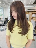 ストレートアイロンでもセットできます♪簡単小顔スタイル☆