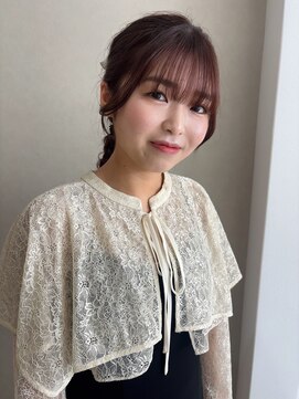 ミリ 奈良店(mm) 顔まわり/ピンク/ブリーチなし/前髪/近鉄奈良/奈良/髪質改善学割