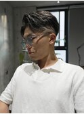 MEN'S/毛流れサイドパート/スキンフェード/短髪