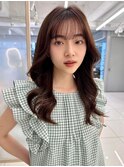レイヤー/ネビージュ/韓国ヘア/イメチェン/縮毛矯正/中野/