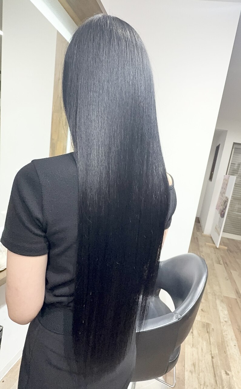 2025年夏】ストレート 黒髪 ロングの髪型・ヘアアレンジ｜人気順