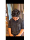 短髪パーマ