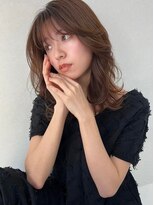 リス バイ ソヨン(Lis by SOYON)&nbsp;大人/小顔/レイヤーカット/シースルーバング/黒髪/ネビージュ