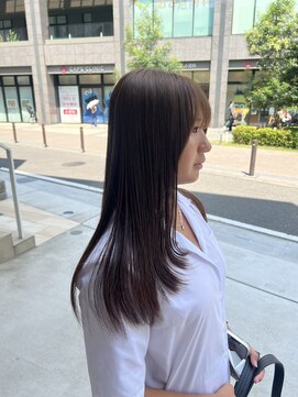 エイト 武蔵小杉店(EIGHT) 透明感カラーとレイヤーで動きのある艶ロングに