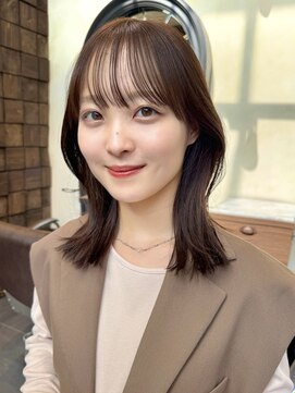 ミンクス 銀座店(MINX) 【MINX長濱】ふんわりミディアム×秋カラー