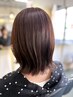 透明感カラー＋トリートメント￥8800～