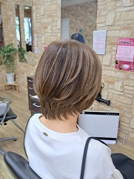 美容室レゴ(REGO) ショートマッシュボブ