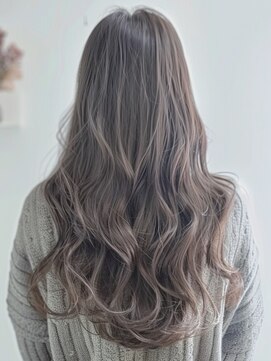 ノラキチジョウジ(NORA KICHIJOJI) レイヤーカットデジパ外国人風パーマくびれロングパーマ顔まわり