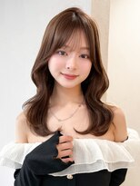 レア 表参道(L'ea)&nbsp;・黒髪クラゲヘアーオリーブグレー小顔ココアベージュ