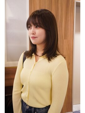 ビュートリアム ギンザ(BEAUTRIUM) ふわっと包む顔周りレイヤー＊小顔カット＊透明感カラー＊銀座