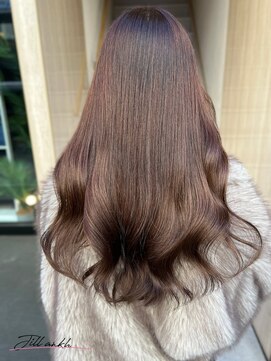 ジル アンク(Jill ankh) 《姫路駅北　Jillankh》ベージュ　ダブルカラー　顔周りカット