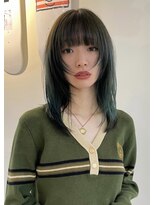 キース ヘアアンドメイク 恵比寿(kith. hair&make)&nbsp;姫レイヤーウルフカットハッシュレイヤーミックスカラー髪質改善