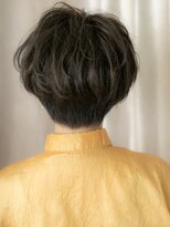 カバーヘア ブリス 北浦和(COVER HAIR bliss)&nbsp;黒髪ダークアッシュ似合わせカット丸みショートZ北浦和20代30代