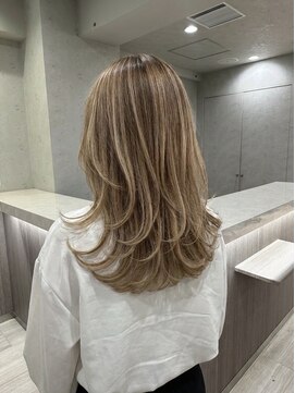 コール ネックス ザ サロン 表参道(COALL nex the salon) 【福島＃24】バレイヤージュハイライトレイヤー 表参道 韓国