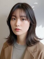 ミュージアム(MUSEUM)&nbsp;ボブ/レイヤーカット/グレージュ/オリーブグレージュ