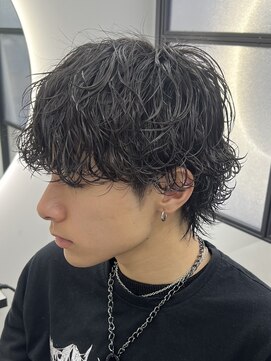 シーバイスリー 綱島(C×3) 《オススメ!!》メンズウルフ × 波巻き×ツイスパ mixパーマ